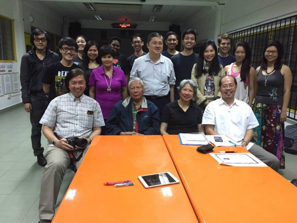 Some of the people involved in the musical. Can you spot Stella Kon, author of Emily of Emerald Hill?